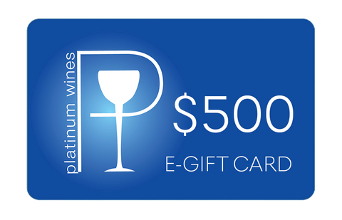 Platinum Wines E-Gift Card 500