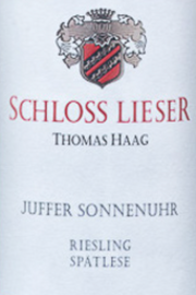 Weingut Schloss Lieser Thomas Haag Juffer Sonnenuhr Riesling Spätlese 2018