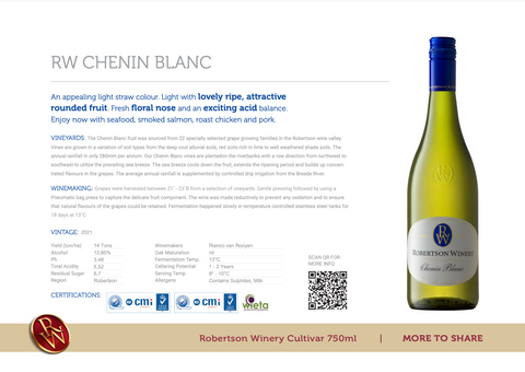 Robertson Winery Chenin Blanc 2021