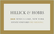 Hillick and Hobbs Estate Vineyard Riesling 2019