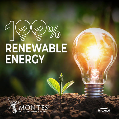 Montes Winery is awarded 100% renewable energy certification