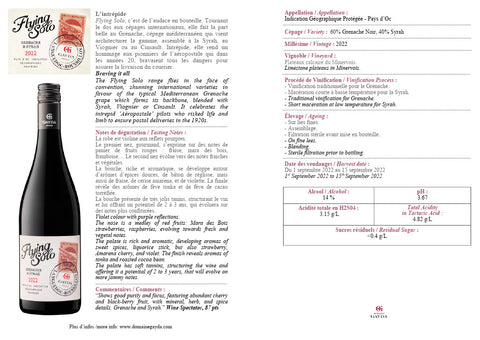 Domaine Gayda Flying Solo Grenache Noir, Syrah 2023