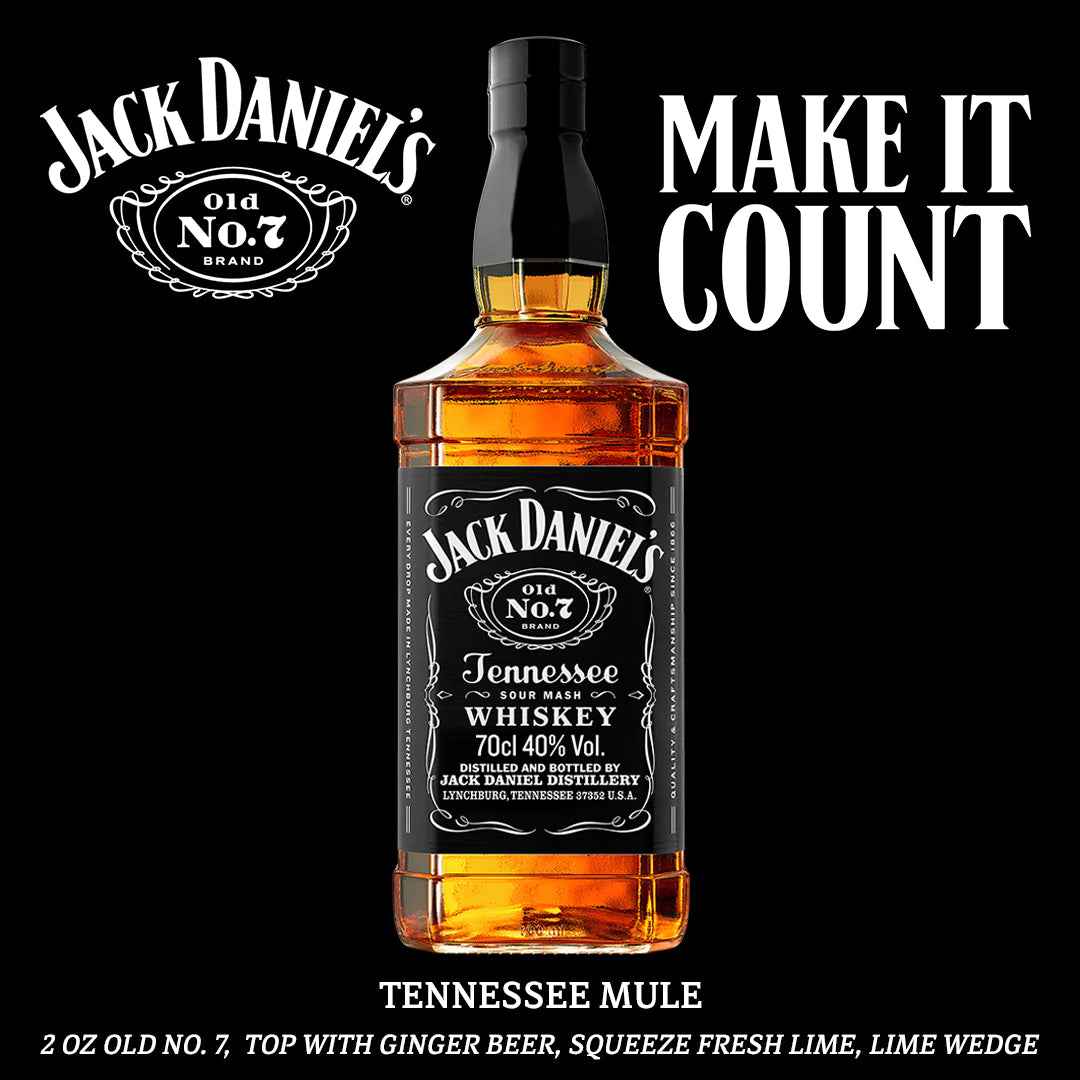 Jack Daniel's Old No 7 Tennessee Whiskey Gift Box – Platinum
