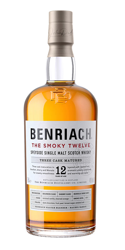 Benriach The  Smoky Twelve Three Cask Matured Speyside Single Malt Whisky