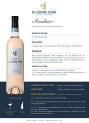 Les Quatre Tours Gaudina Rosé Méditerranée I.G.P. 2024