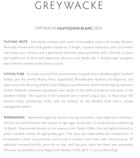 Greywacke Sauvignon Blanc 2024