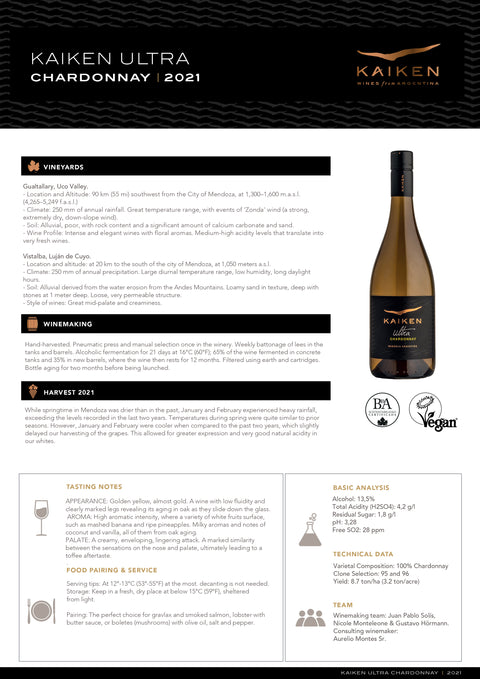 Kaiken Ultra Chardonnay 2021