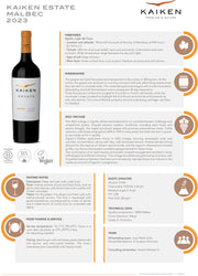 Kaiken Estate Malbec 2023