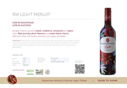 Robertson Winery Light Merlot 2024