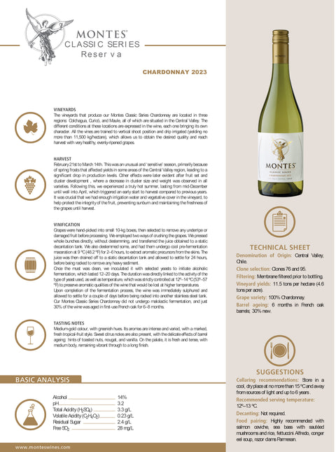 Montes Classic Chardonnay 2023