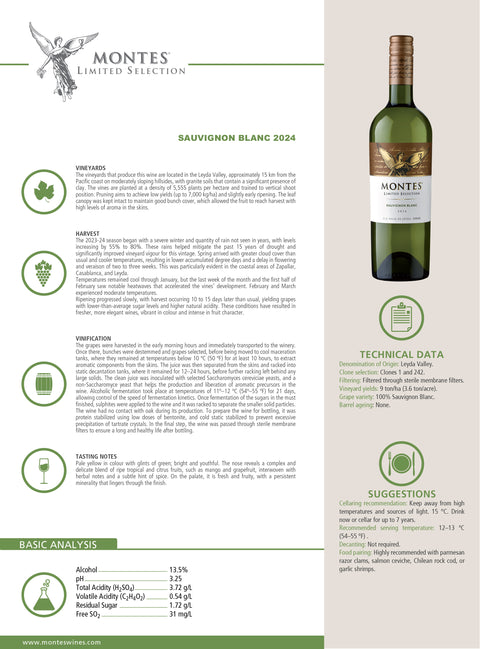 Montes Limited Selection Sauvignon Blanc 2024