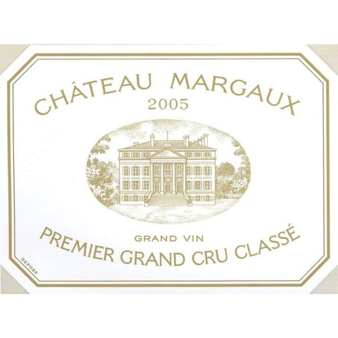 Château Margaux Grand Vin Premier Grand Cru Classe 2005