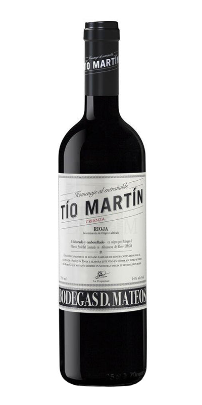 Bodegas D. Mateos Tio Martin Crianza 2019