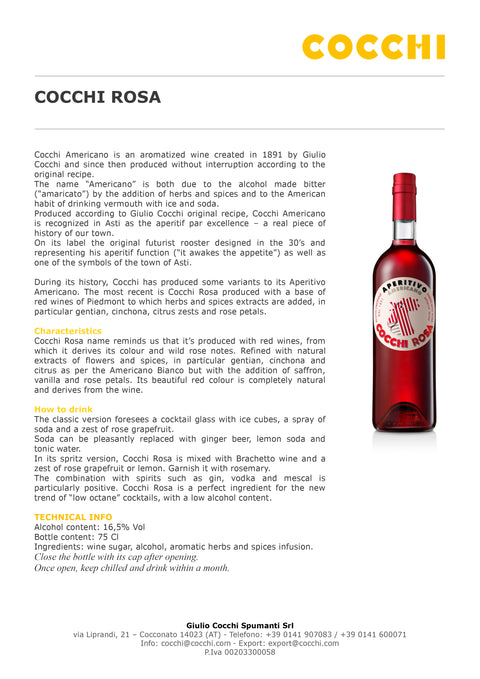 Cocchi Americano Rosa