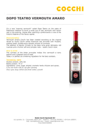 Cocchi Dopo Teatro Vermouth Amaro