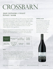 Paul Hobbs Crossbarn Pinot Noir Sonoma Coast 2019