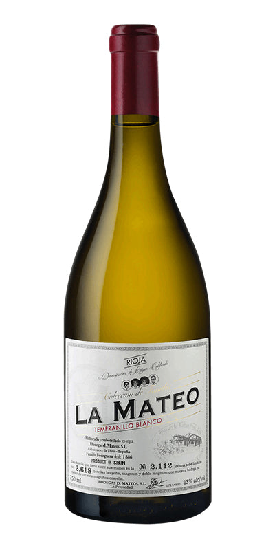 Bodegas D Mateos La Mateo Tempranillo Blanco 2019