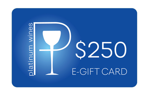 Platinum Wines E-Gift Card 250