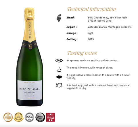 De Saint-Gall Le Tradition Champagne Premier Cru NV