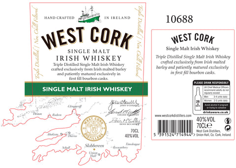 West Cork Single Malt Irish Whiskey