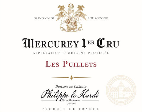 Château Philippe-Le-Hardi Mercurey 1er Cru 'Les Puillets' 2020